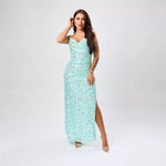 Evening Dress Women Super Popular Light Luxury Dress Niche High End Gradient Sequin Host Dress