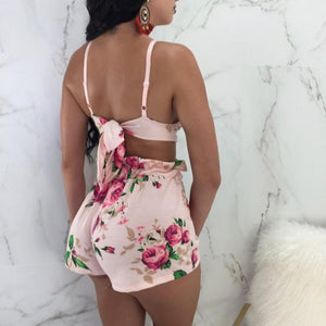 Floral Print Short & Top Set | Short & Top Set | Sassy Nilah Boutique