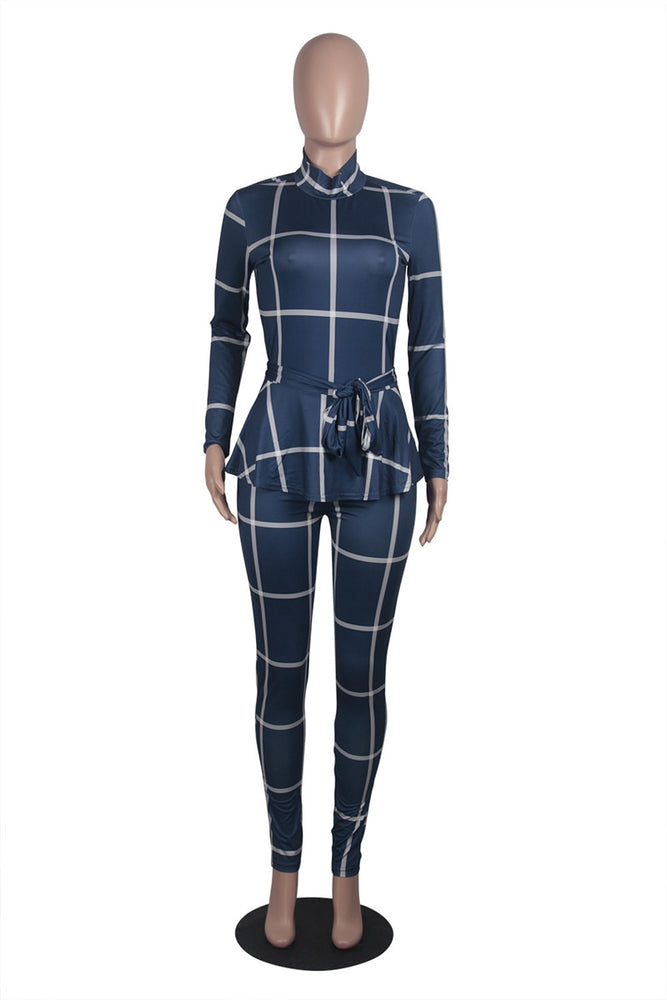 Plaid Print Women Bodycon Jumpsuit | Jumpsuit | Sassy Nilah Boutique