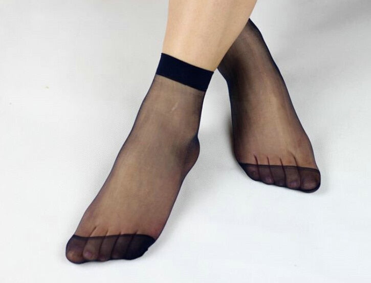 Ultra Thin Nylon Socks | Short Nylon Socks | Sassy Nilah Boutique