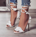 Cross Bandage High Heel Sandals | Heel Sandals | Sassy Nilah Boutiquea