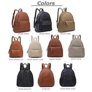 SHOMICO Women Backpack Purse Woven Trendy Stylish Casual Dayback freeshipping - Sassy Nilah Boutique