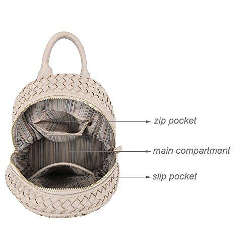 SHOMICO Women Backpack Purse Woven Trendy Stylish Casual Dayback freeshipping - Sassy Nilah Boutique