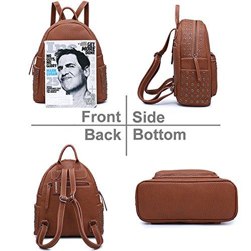 SHOMICO Women Backpack Purse Woven Trendy Stylish Casual Dayback freeshipping - Sassy Nilah Boutique