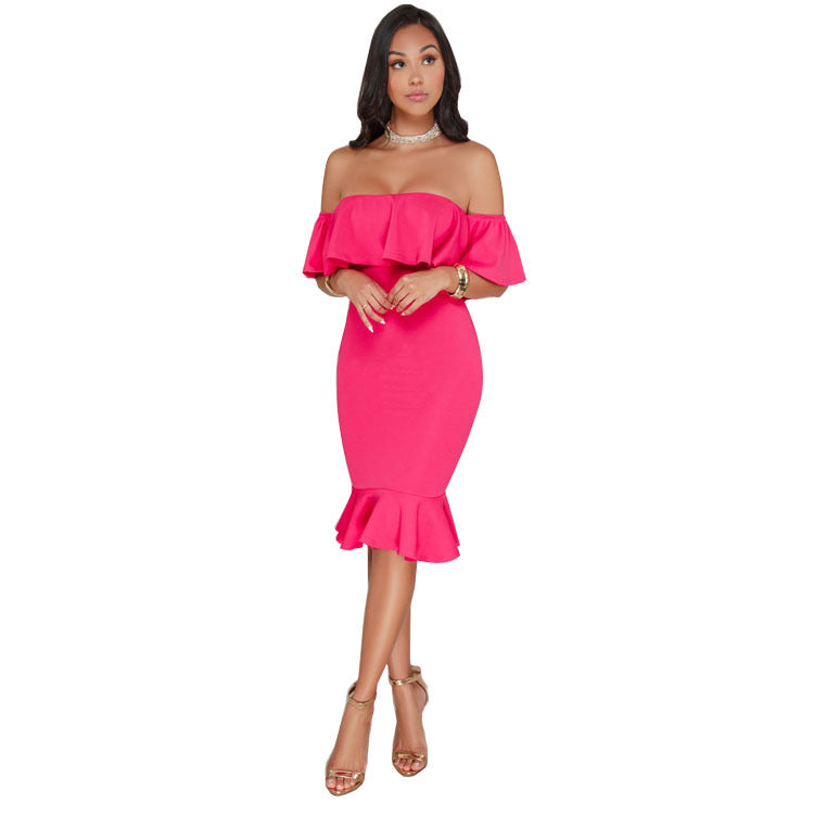 Elegant Off Shoulder Party Dress freeshipping - Sassy Nilah BoutiqueOff Shoulder Party Dress | Best Party Dress | Sassy Nilah Boutique