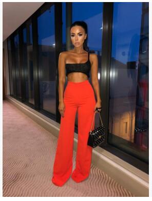 Women loose long high waist wide leg pants for women female lady long pants women's 2019 spring new S M L XL-in Pants freeshipping - Sassy Nilah Boutique