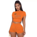 Backless Crop Top & Shorts | Crop Top & Shorts | Sassy Nilah Boutique