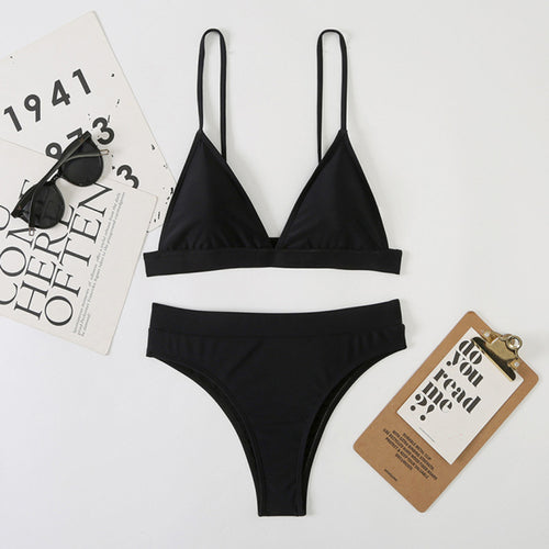 Back Halter Bikini Swimsuit | Bikini Swimsuit | Sassy Nilah Boutique