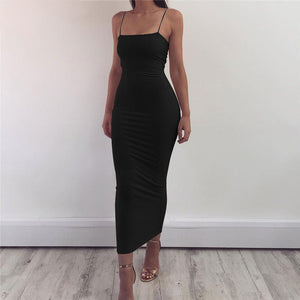 Long Party Dress | Maxi Dress Black | Sassy Nilah Boutique