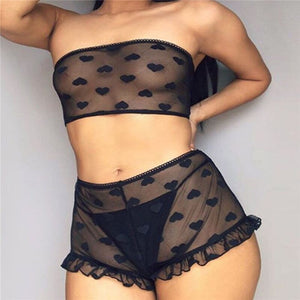 Mesh Sheer Bra Set | Women Sexy Lingerie | Sassy Nilah Boutique