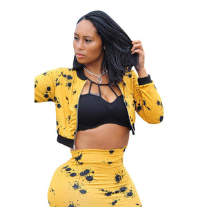 Two Piece Yellow Dress | Two Piece Dress | Sassy Nilah Boutique