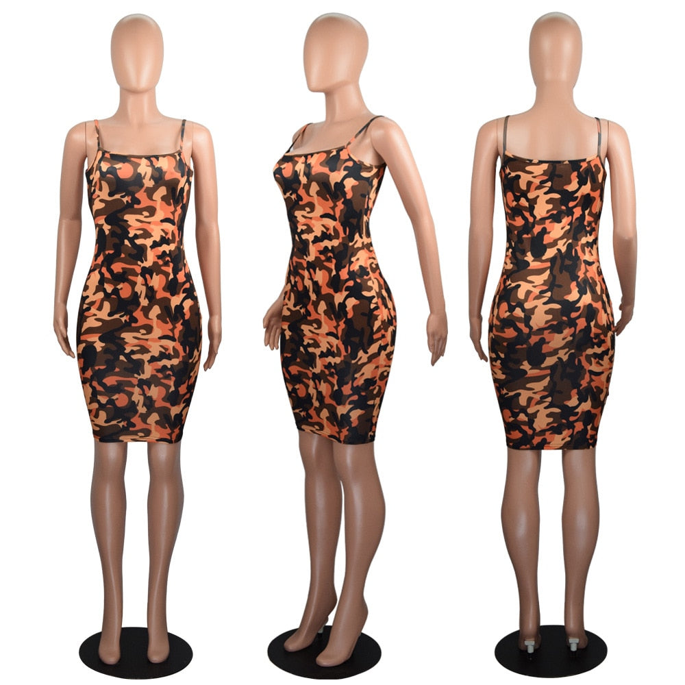 Camouflage Sexy Club Dress | Sexy Club Dress | Sassy Nilah Boutique