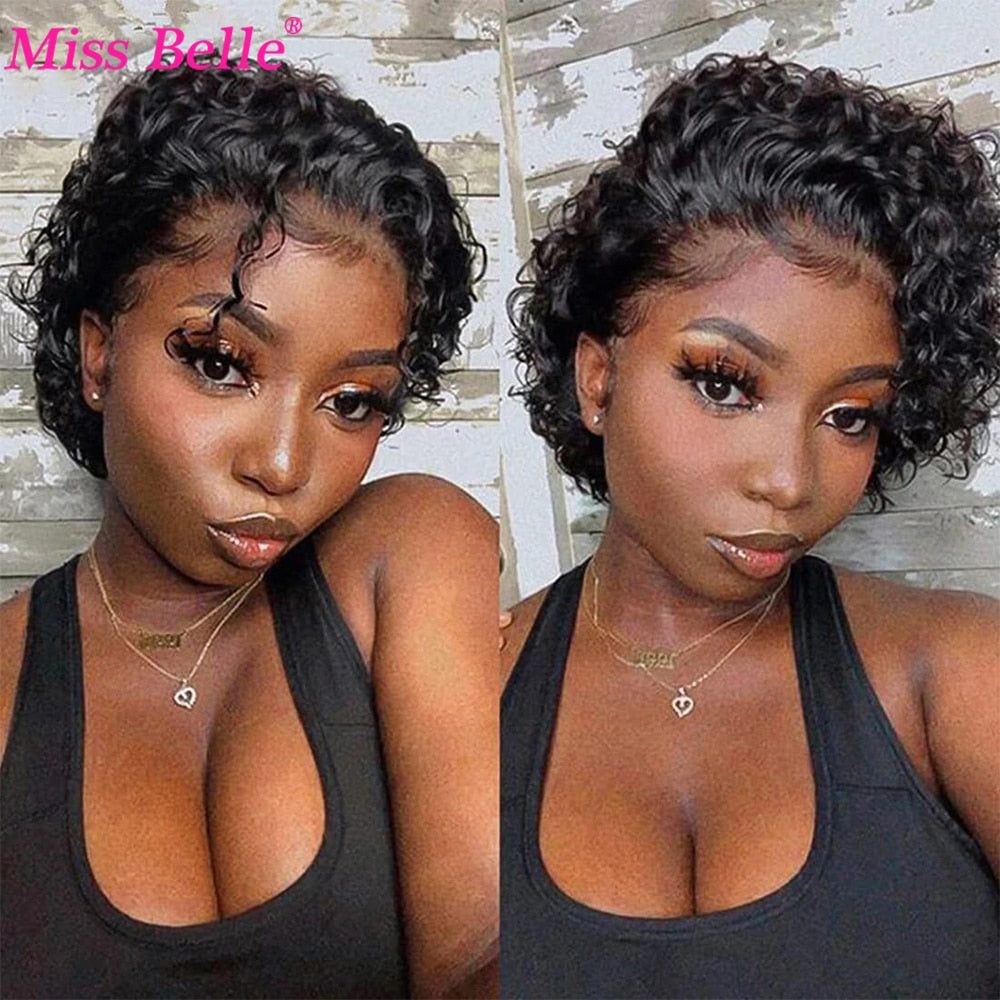 Curly Human Hair Wigs | Short Human Hair Wigs | Sassy Nilah Boutique