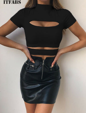 Short Sleeve Crop Top | Crop Top | Sassy Nilah Boutique