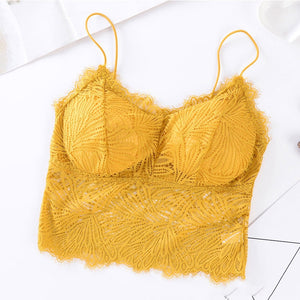 Women Push Up Wireless Lace Bra Top freeshipping - Sassy Nilah Boutique