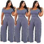 Women's Wide Leg Striped Jumpsuit | Jumpsuit | Sassy Nilah Boutique