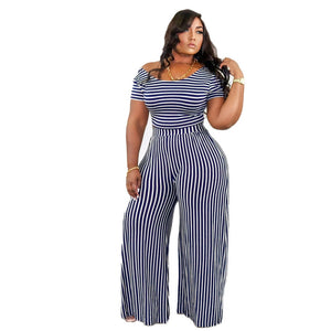 Women's Wide Leg Striped Jumpsuit | Jumpsuit | Sassy Nilah Boutique