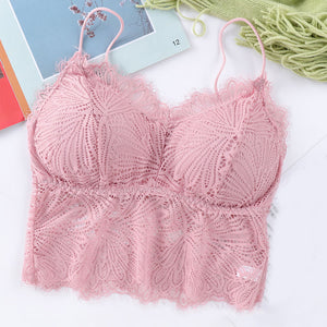 Women Push Up Wireless Lace Bra Top freeshipping - Sassy Nilah Boutique