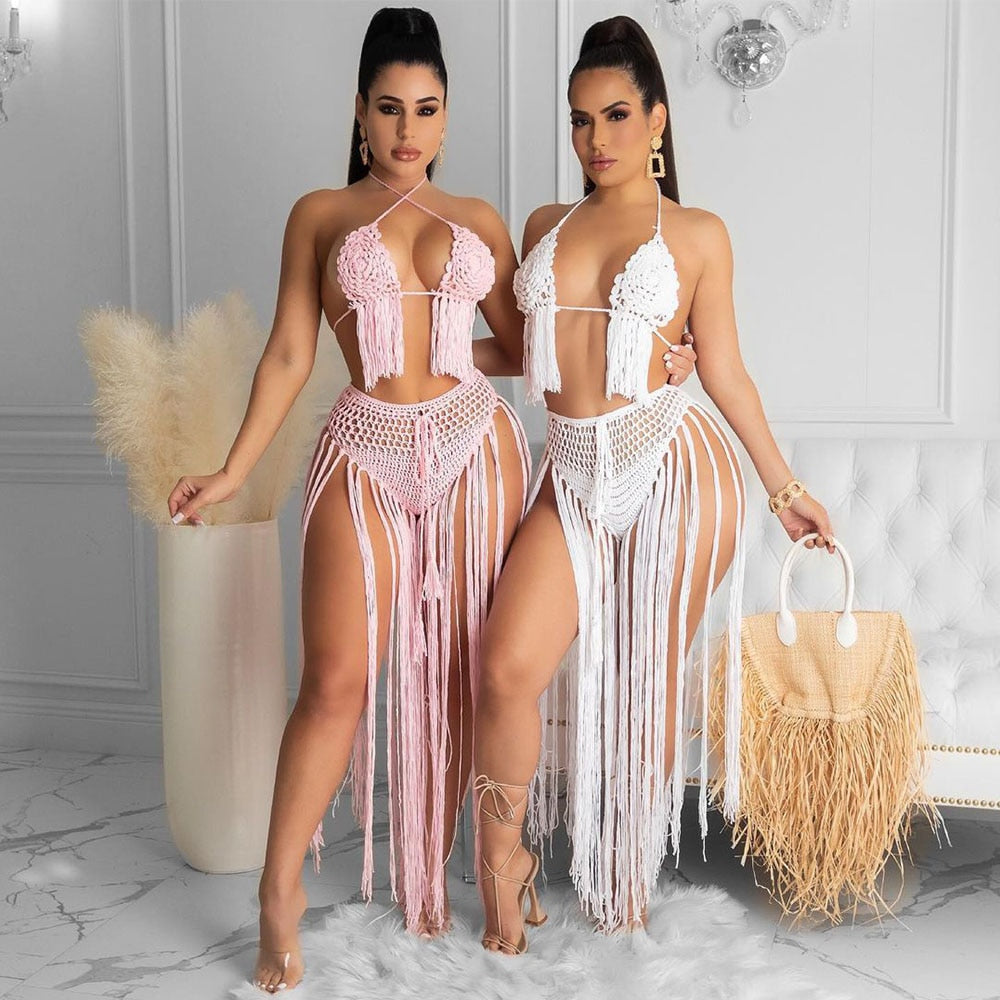 Two Piece Swimwear Set | Women Crop Top | Sassy Nilah Boutique