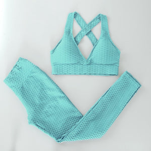 Women 3 Piece Gym Sets freeshipping - Sassy Nilah Boutique