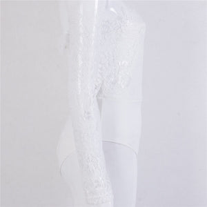 White Lace Bodysuits | Off Shoulder Suits | Sassy Nilah Boutique