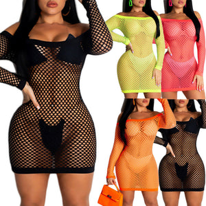 New Sexy Cover Up Bikini Women Swimsuit Cover-up Beach Bathing Suit Beach Wear Knitting Swimwear Mesh Beach Dress Tunic Robe freeshipping - Sassy Nilah Boutique