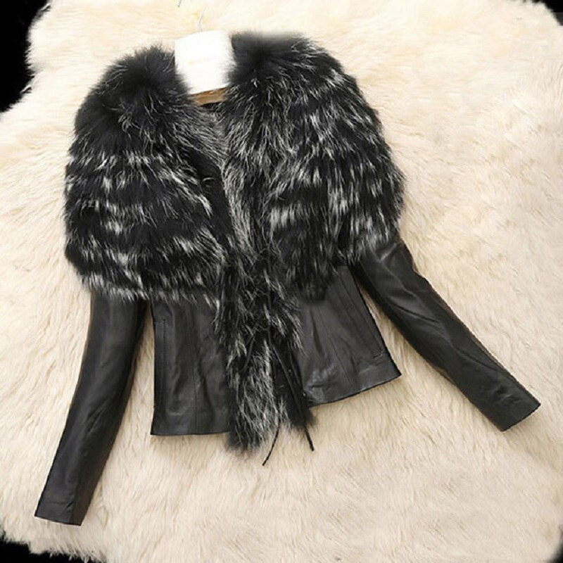 Women Faux Fur Coat Jacket freeshipping - Sassy Nilah Boutique