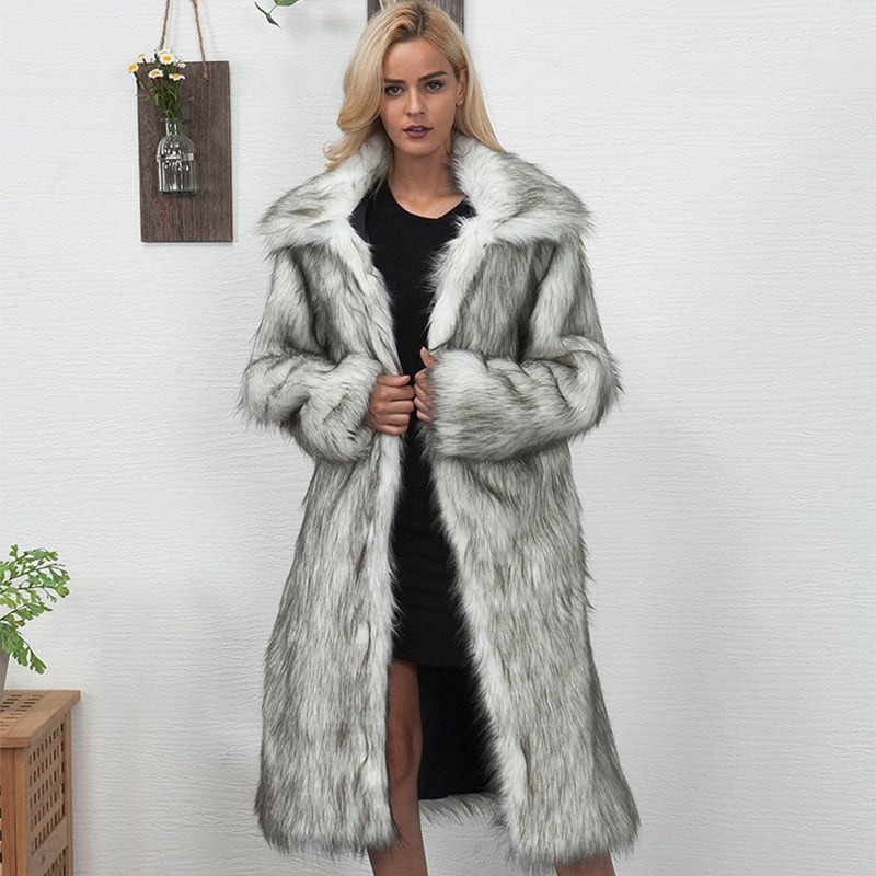 Plus Size Faux Fur Coat | Women's Fur Coats | Sassy Nilah Boutique