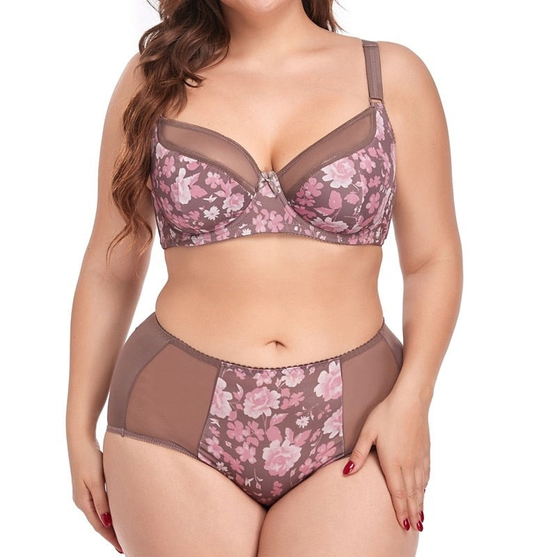 Plus Size Women's Floral Bra | Floral Bra | Sassy Nilah Boutique