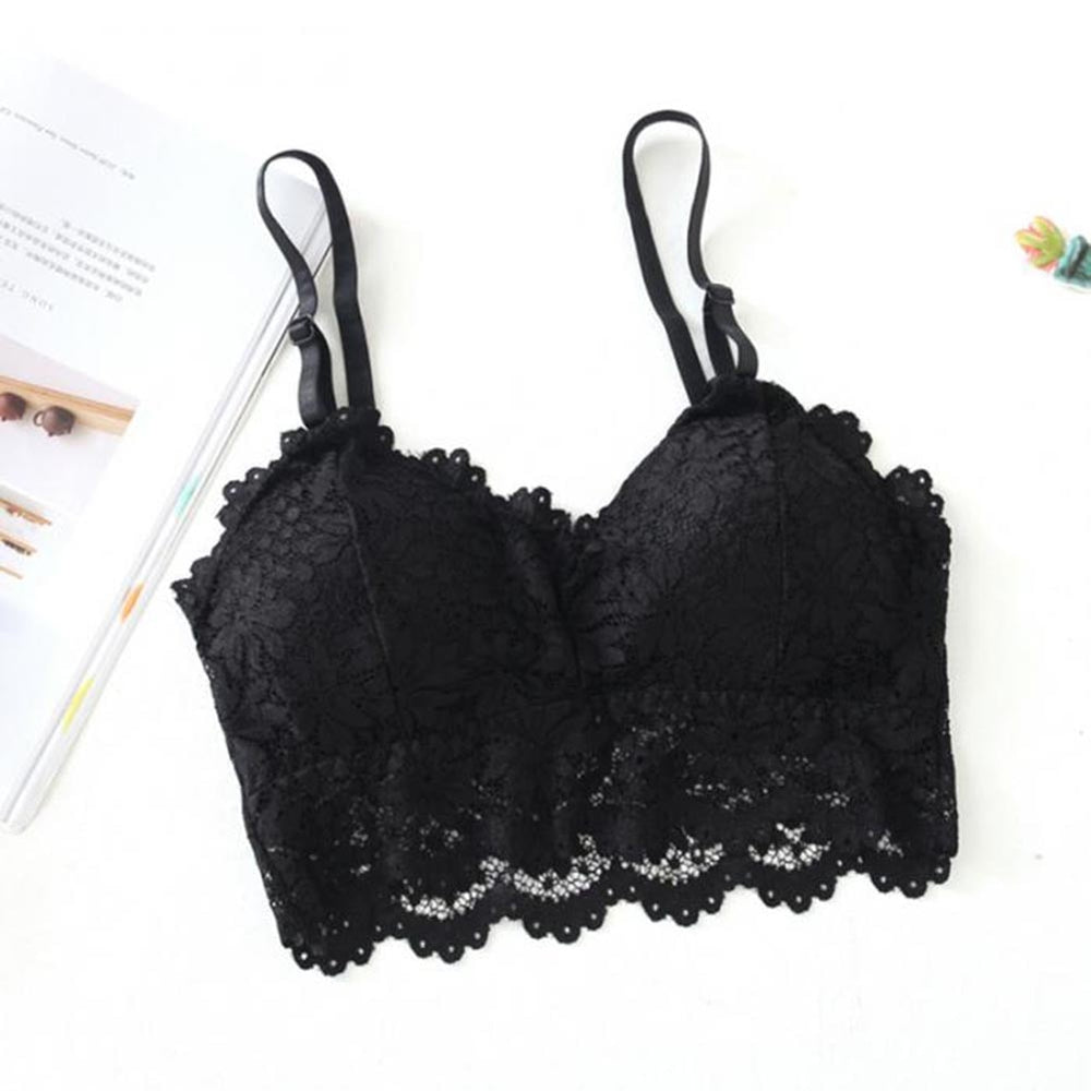 Black Lace Bandeau Bra | Women's Crop Tops | Sassy Nilah Boutique