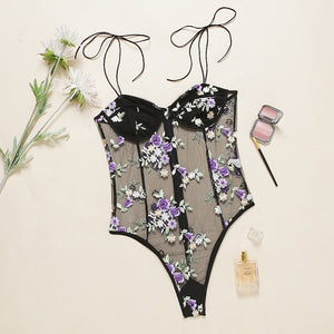 Lace Teddy Bodysuit | One-piece Swimsuit | Sassy Nilah Boutique