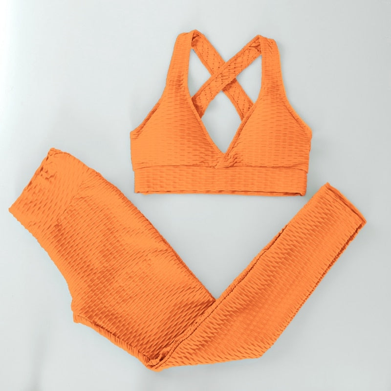 Women 3 Piece Gym Sets freeshipping - Sassy Nilah Boutique