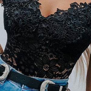 Women Cami Lace V neck Sexy Bodycon Short Tops