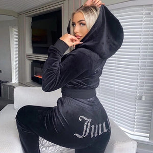 Juicy Tracksuit Women | Velvet Juicy Tracksuit | Sassy Nilah Boutique