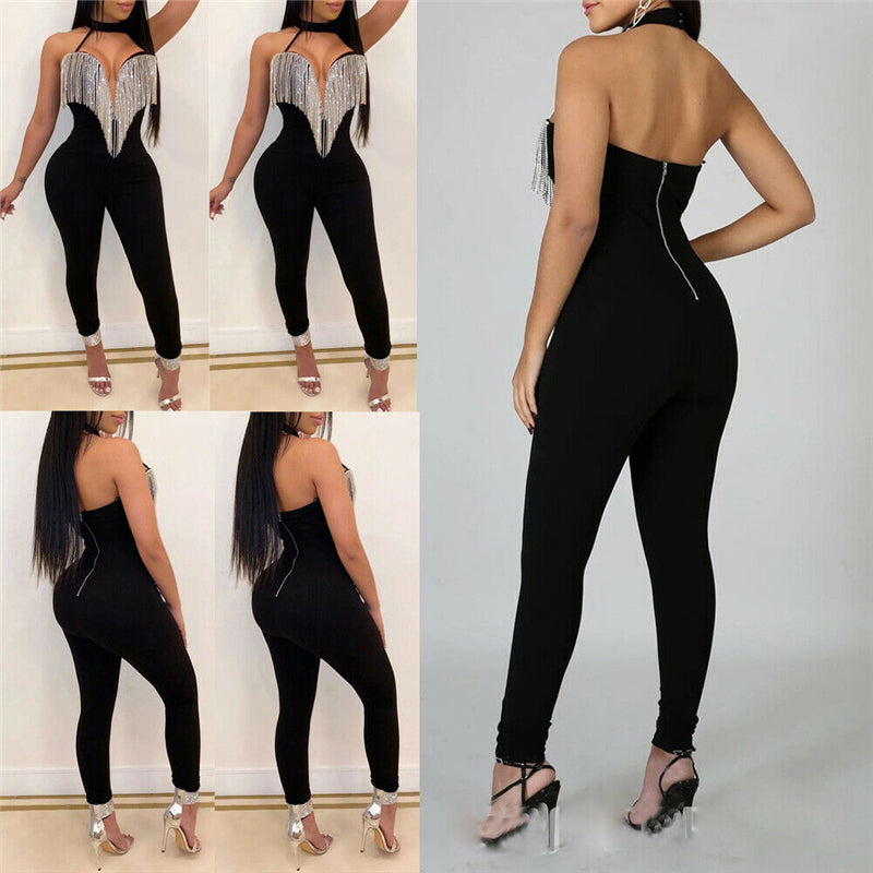 Off Shoulder Bodycon Jumpsuits | Sassy Nilah Boutique