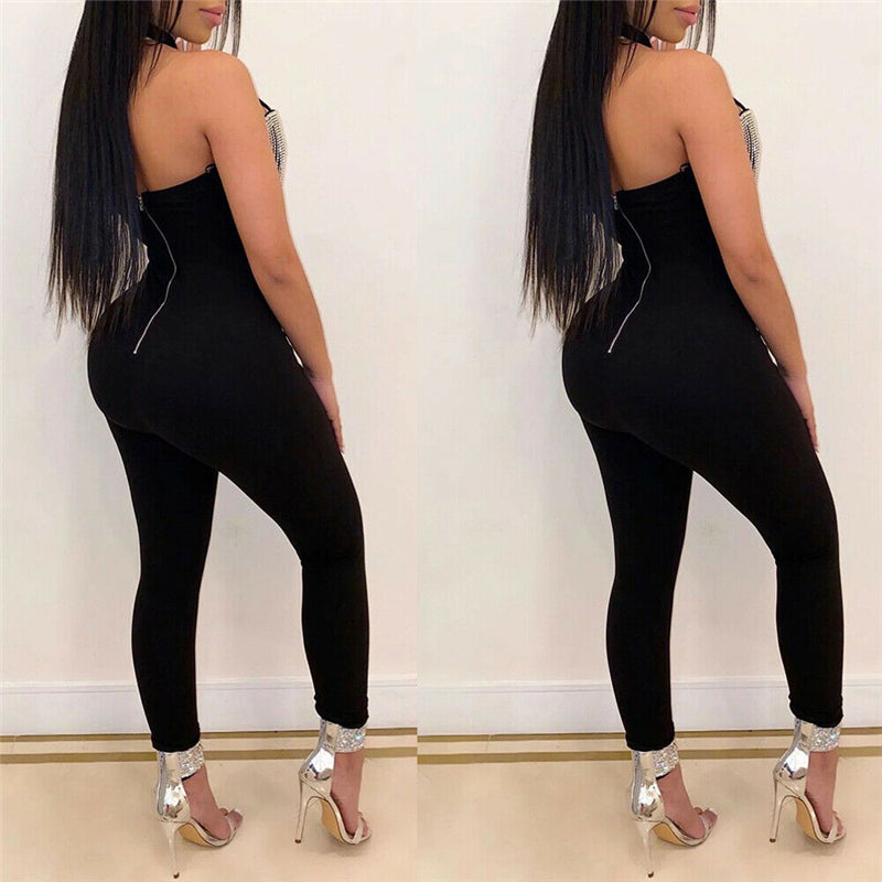 Off Shoulder Bodycon Jumpsuits | Sassy Nilah Boutique