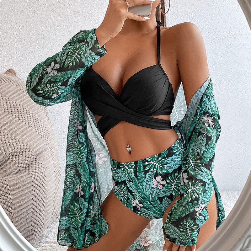 Three Piece Swimsuit | Women's Swimming Suit | Sassy Nilah Boutique