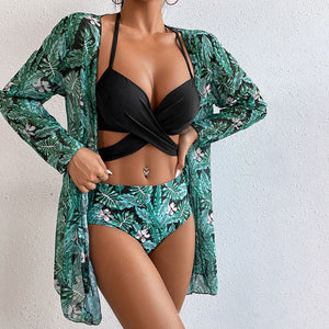 Three Piece Swimsuit | Women's Swimming Suit | Sassy Nilah Boutique