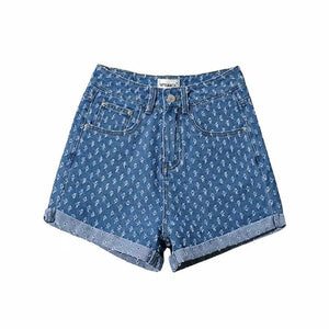 Women's Blue Casual Shorts | Blue Casual Shorts | Sassy Nilah Boutique