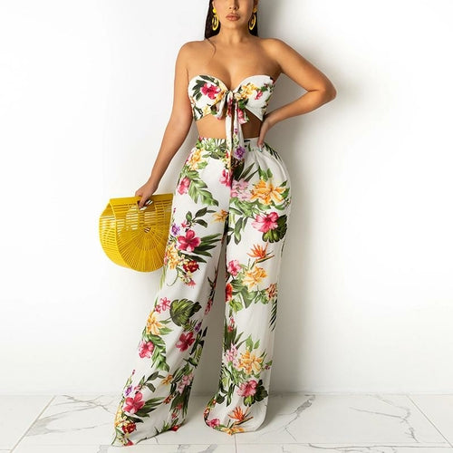 Floral Print Off shoulder Jumpsuit | Sassy Nilah Boutique