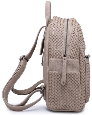 SHOMICO Women Backpack Purse Woven Trendy Stylish Casual Dayback freeshipping - Sassy Nilah Boutique