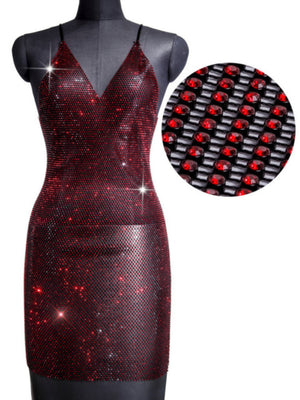 Rhinestone Fishnet Sequin Dress | Sequin Dress | Sassy Nilah Boutique