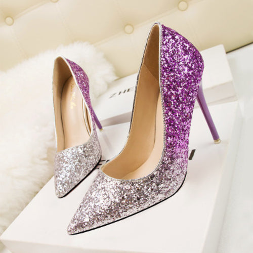 Wedding Shoes Women Pumps Luxury  Ladies Singles Shoes Sexy High Heel