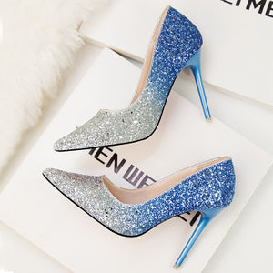 Wedding Shoes Women Pumps Luxury  Ladies Singles Shoes Sexy High Heel