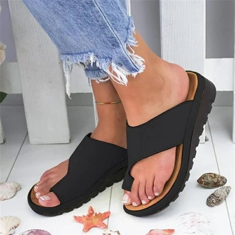 Women Non slip Slippers Summer Female Beach Shoes Wedges Platform