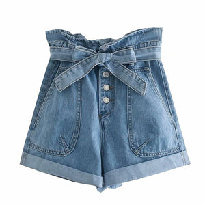 Women's Summer Crimping Denim Shorts freeshipping - Sassy Nilah Boutique